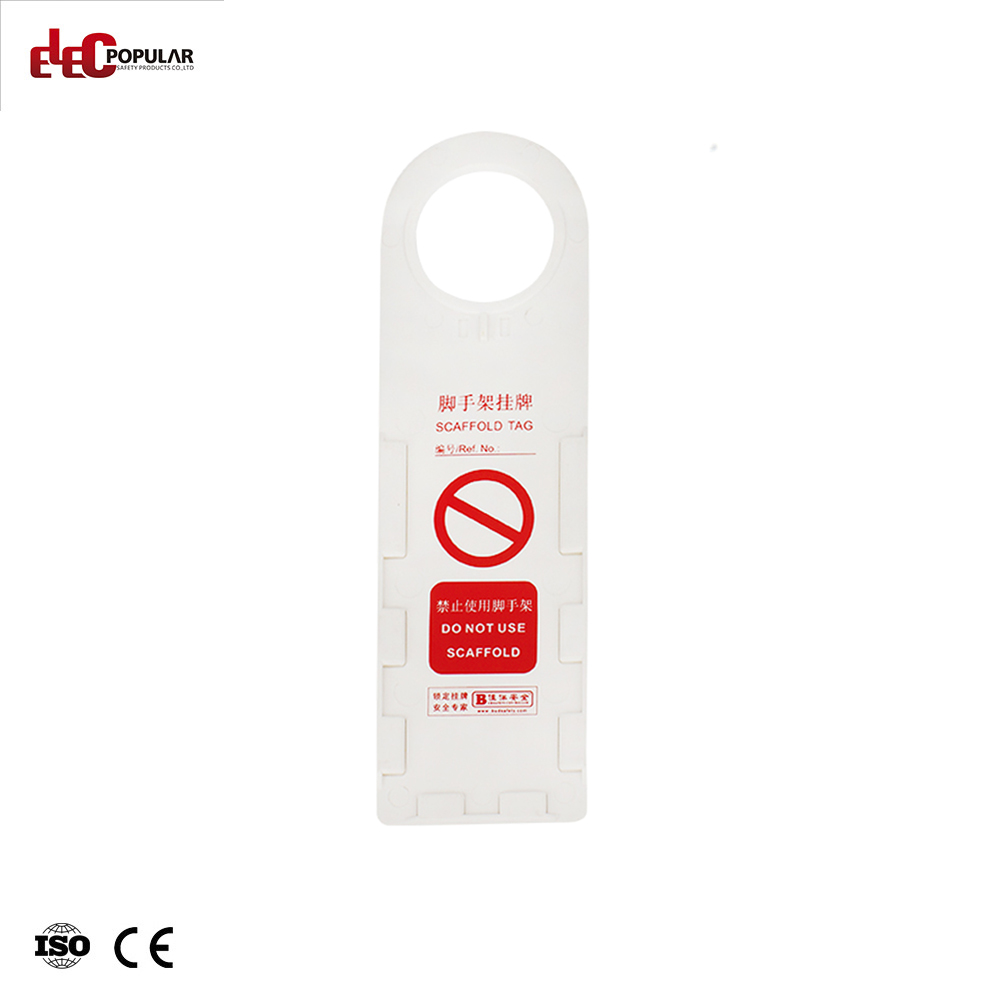 Verrouillez les étiquettes de sécurité d'érection d'inspection d'échafaudage de kits d'étiquettes pour la sécurité