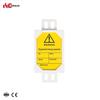 Étiquettes d'inspection d'échafaudage en PVC de verrouillage d'inspection de panneau d'avertissement