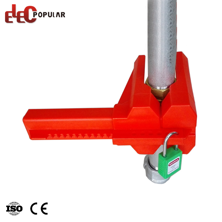 Cadenas de soupape de sécurité de verrouillage de vanne à boisseau sphérique de conception monobloc de haute qualité