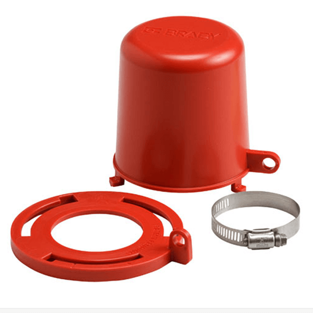 Verrouillage de la vanne de polypropylène durable compact rouge