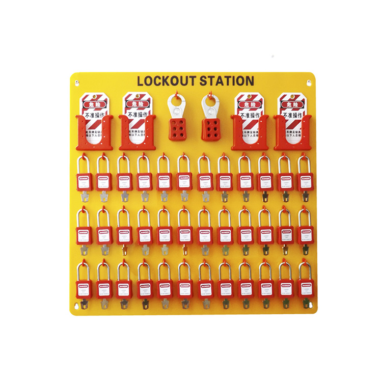 Excellentes stations de verrouillage d'étiquetage de cadenas de sécurité de groupe de résistance au vieillissement